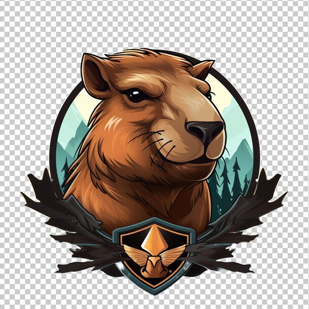 PSD logotipo da mascote