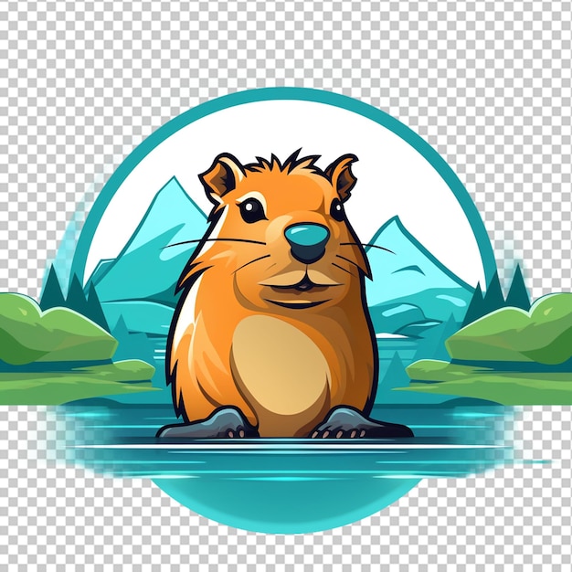 PSD logotipo da mascote