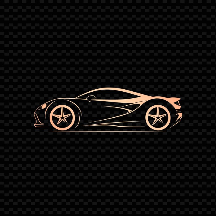 PSD logotipo de jogo minimalista projeto de formas abstratas e simples em preto e branco para uma aparência moderna