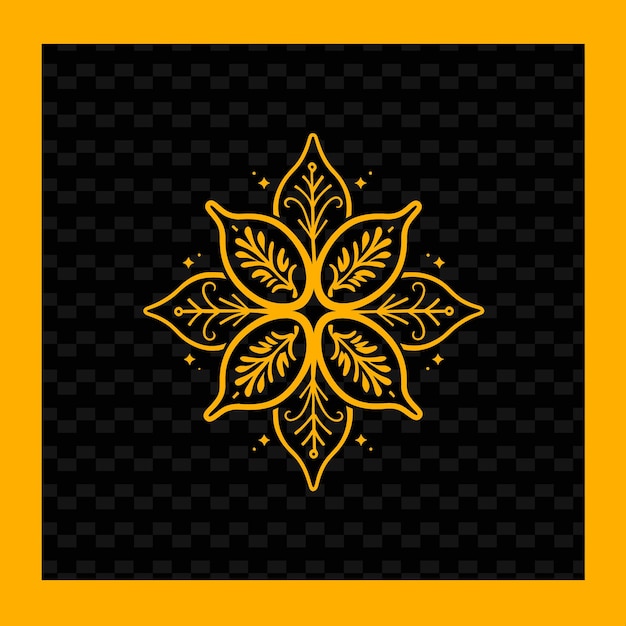 PSD logotipo de monograma de raiz de alcaçuz com moldura decorativa e estrela o nature herb vector design collections