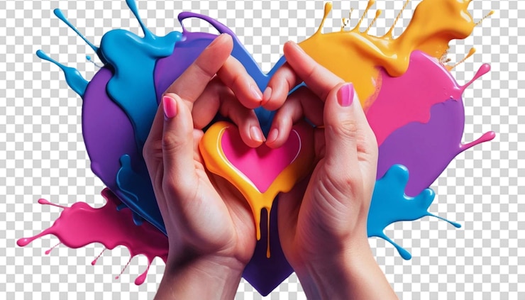 PSD el logotipo del día de san valentín
