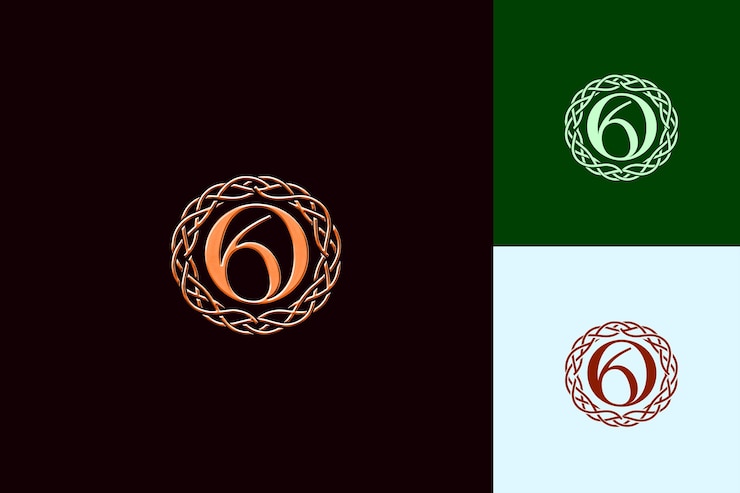 PSD logotipo do 60o aniversário com um 60 estilizado nas coleções de design abstrato cente vector