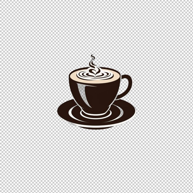 PSD logotipo do adesivo café irlandês fundo isolado