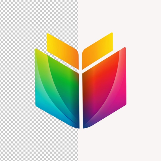 PSD logotipo do livro de leitura