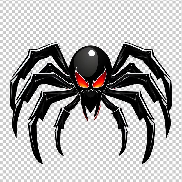 PSD logotipo do mascote aranha