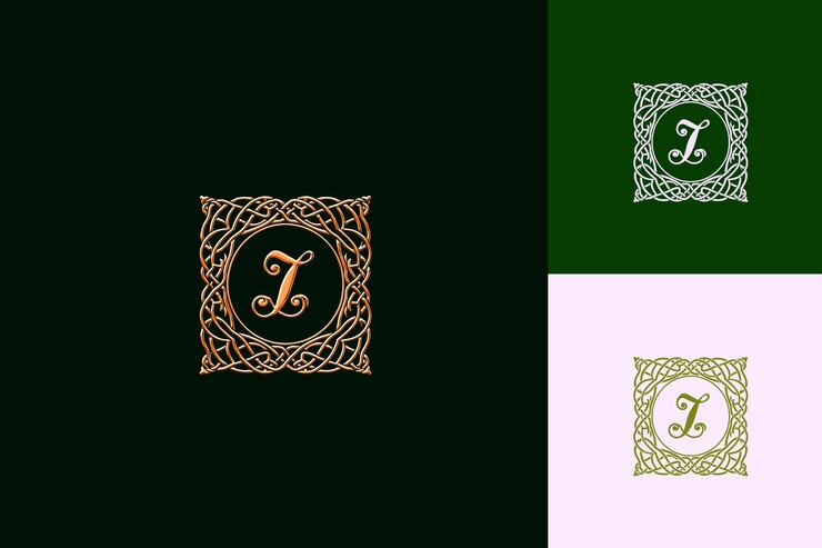 PSD logotipo do monograma do 75o aniversário com um 75 estilizado nas coleções de design abstrato cen vector