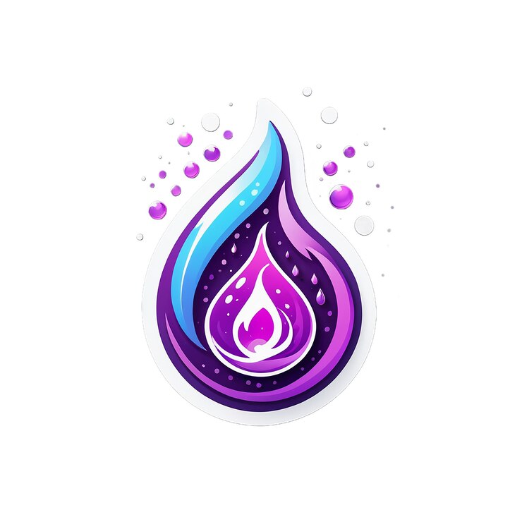 PSD el logotipo del elixir sticker decal