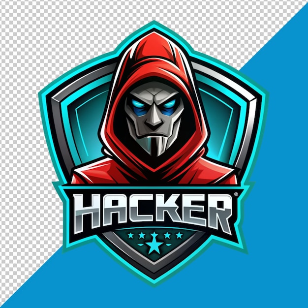 PSD logotipo em fundo transparente hacker