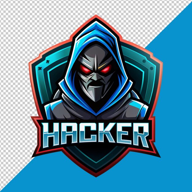 Logotipo em fundo transparente hacker