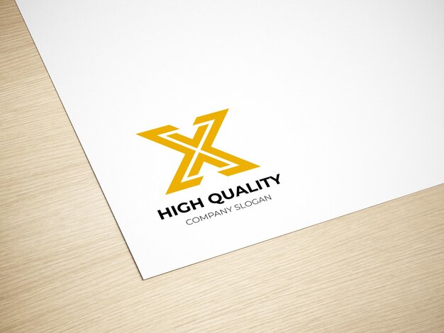 Logotipo de empresa de alta calidad en artículos de papelería