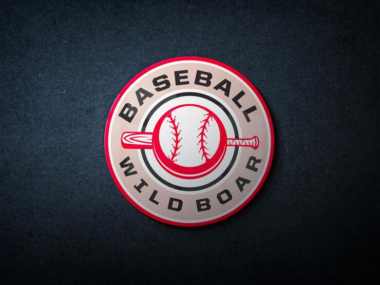 un logotipo para un equipo de béisbol que dice cita de béisbal en él