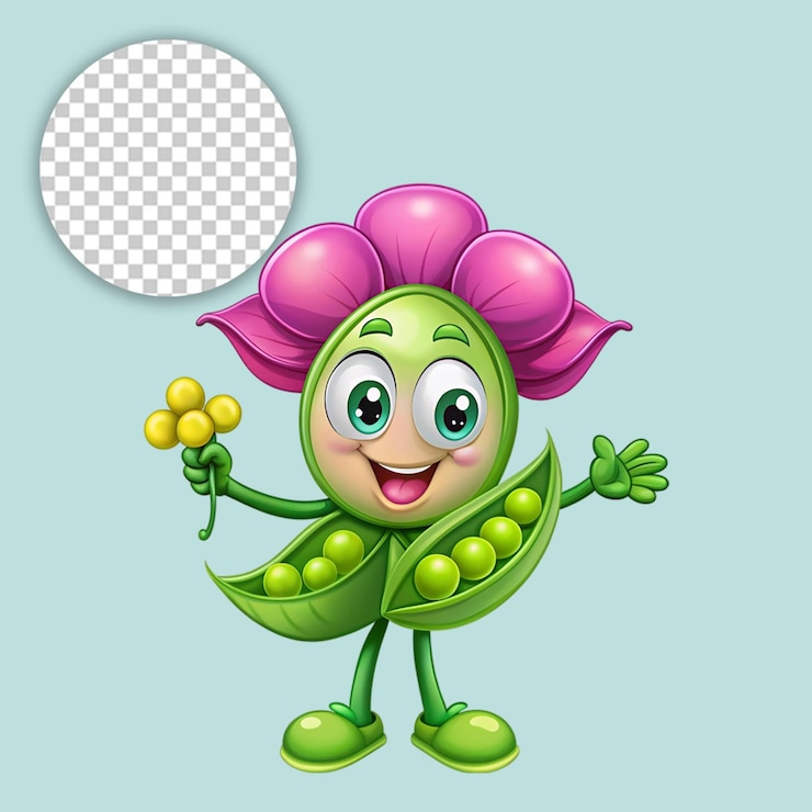 PSD logotipo de flor sobre un fondo transparente
