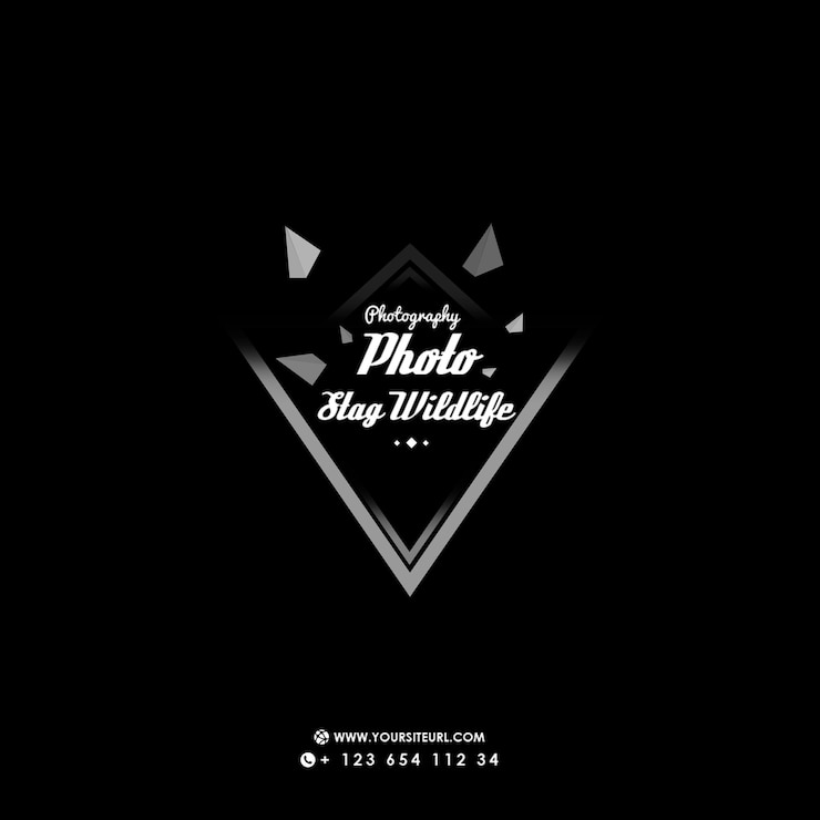 PSD logotipo de fotografía