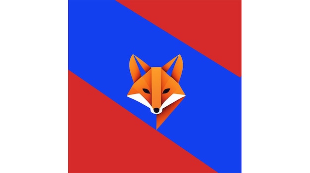 El logotipo de fox minimalismo generativo ai