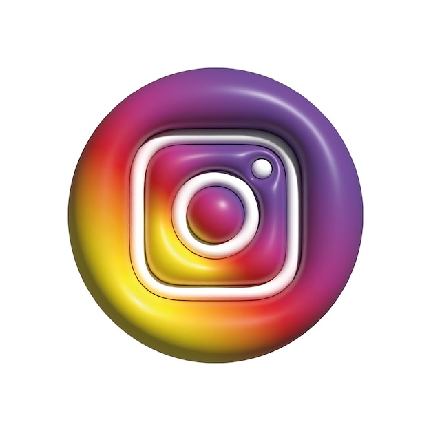 PSD el logotipo de instagram