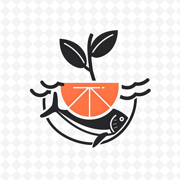 PSD logotipo de limonada de pomelo con un pomelo y un atún de la selva diseños de bebidas inspiradas en las zonas tropicales de png