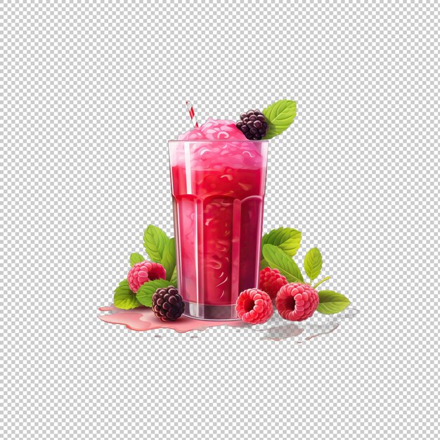 PSD el logotipo de logan flatberry juice está aislado en el fondo.