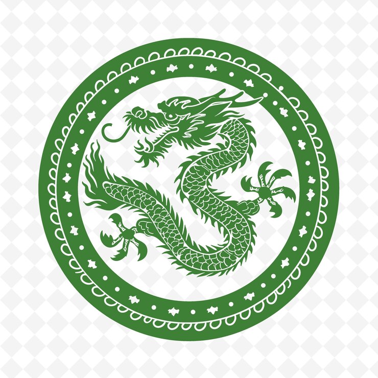 PSD logotipo de longan sweet patch con borde cosido y dibujo chino diseños vectoriales creativos y minimalistas