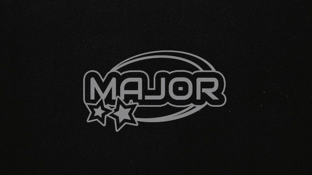 El logotipo de MAJOR con estrellas