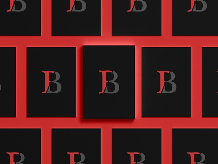PSD logotipo de maqueta