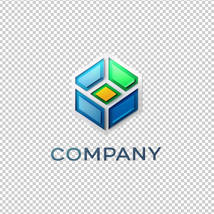 PSD logotipo de maqueta