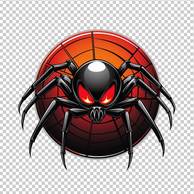 Logotipo de la mascota de la araña