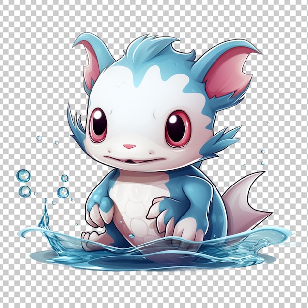 El logotipo de la mascota de Axolotl