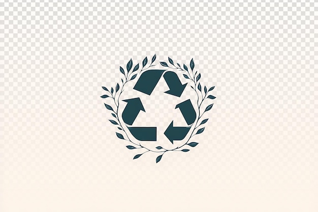 Logotipo minimalista y ecológico para una marca de estilo de vida sostenible sin residuos