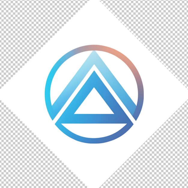 PSD logotipo minimalista em fundo transparente