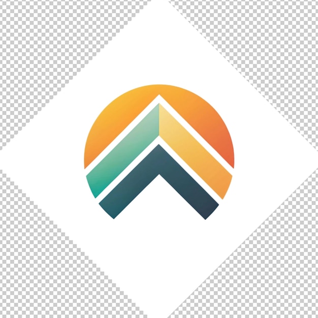 PSD logotipo minimalista em fundo transparente