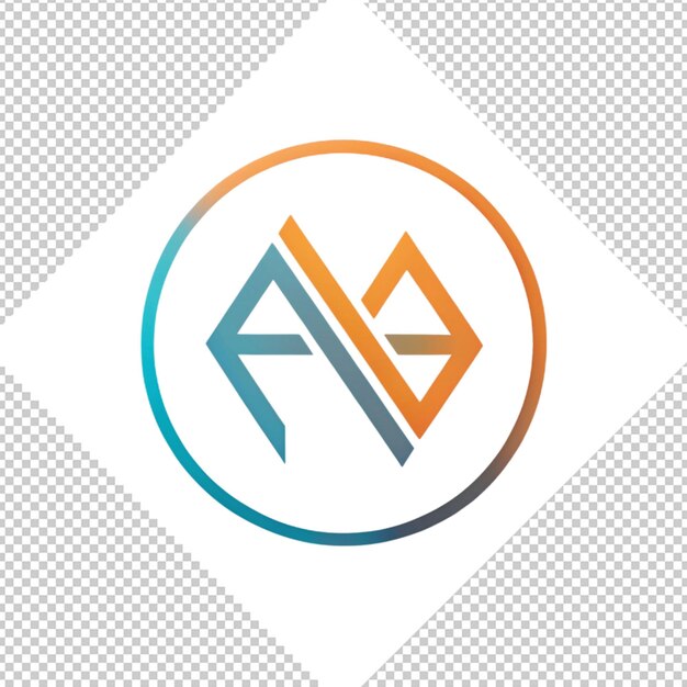 PSD logotipo minimalista em fundo transparente