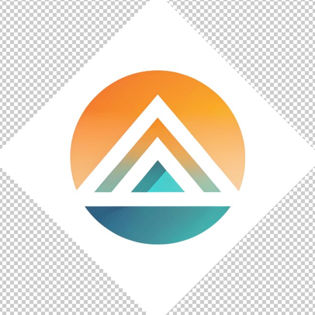 PSD logotipo minimalista em fundo transparente