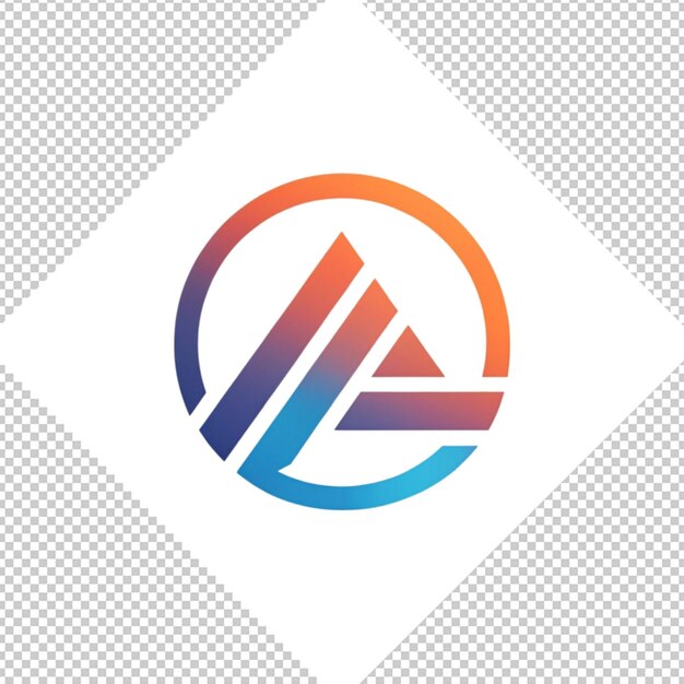 Logotipo minimalista sobre un fondo transparente