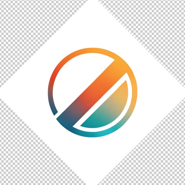 PSD logotipo minimalista sobre un fondo transparente