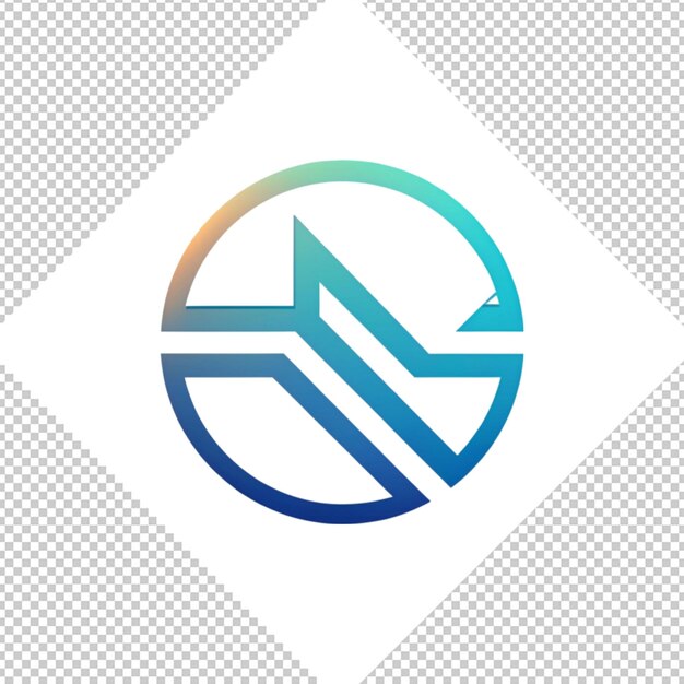 PSD logotipo minimalista sobre un fondo transparente