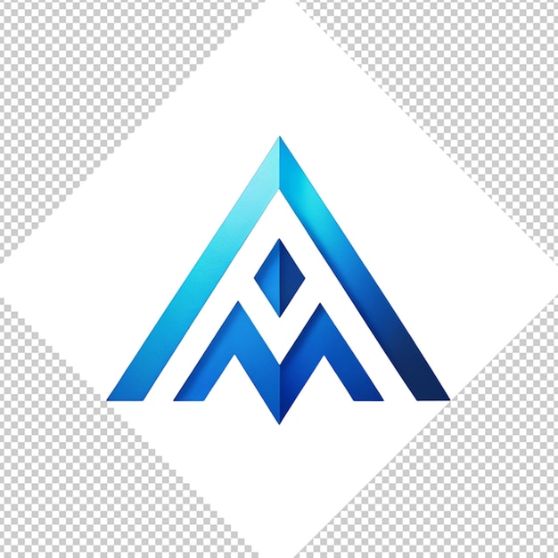 PSD logotipo minimalista sobre un fondo transparente