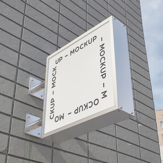 Logotipo en el modelo del letrero