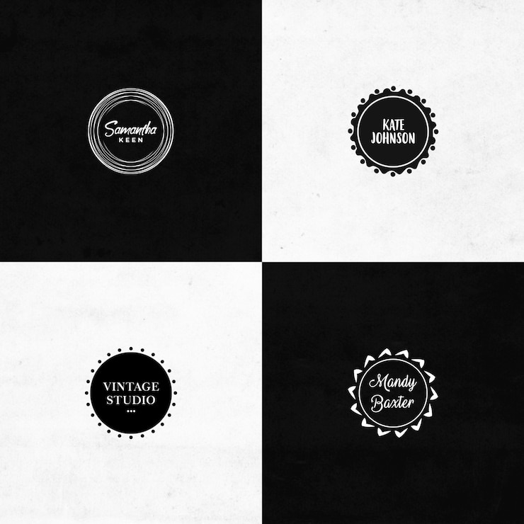 PSD logotipo modelo