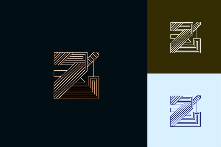 PSD logotipo monograma do 25o aniversário com acentos de folha de ouro e coleções de design abstrato ge vector
