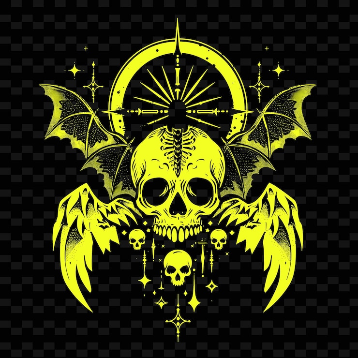 PSD el logotipo de mystic nightshade con diseño vectorial decorativo de sku creative de la colección natural