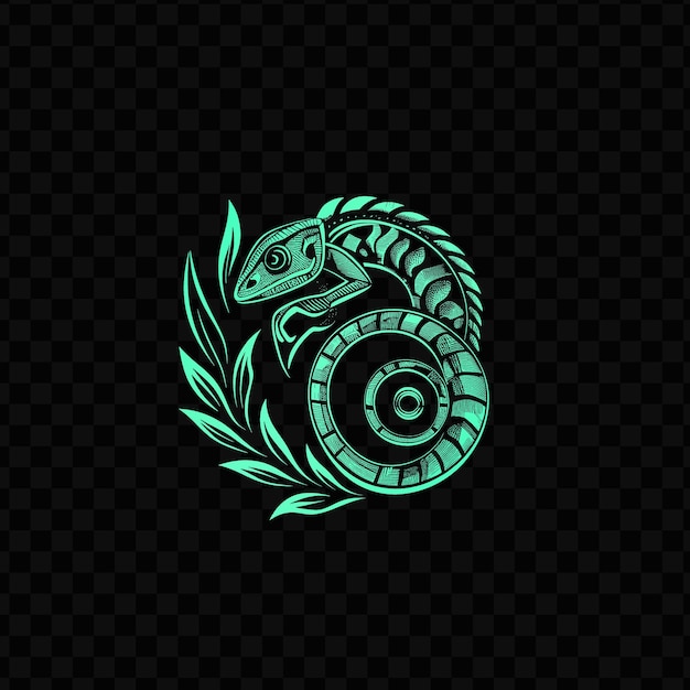 PSD logotipo para el nuevo año del dragón