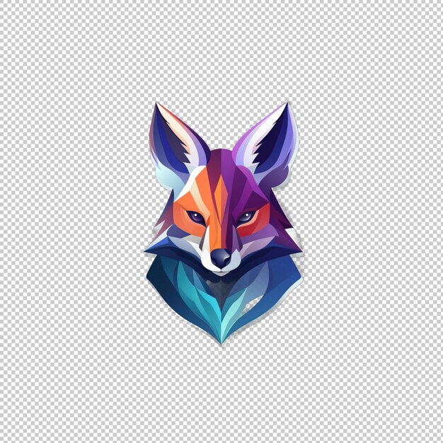 PSD logotipo plano wallaby fundo isolado