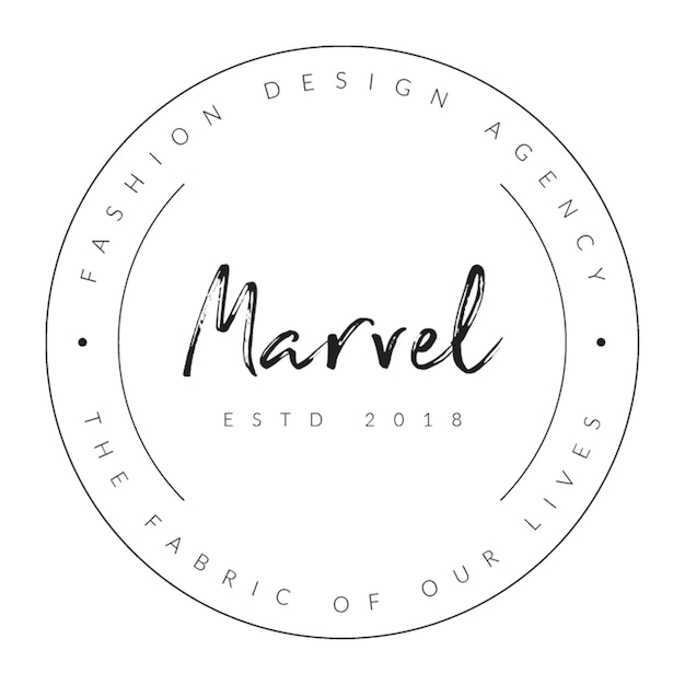 Logotipo pré-fabricado mínimo PSD