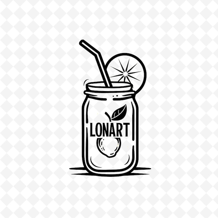 PSD logotipo del puesto de limonada con tipografía de limón y paja logotipo sty png diseños de bebidas inspiradas en los trópicos