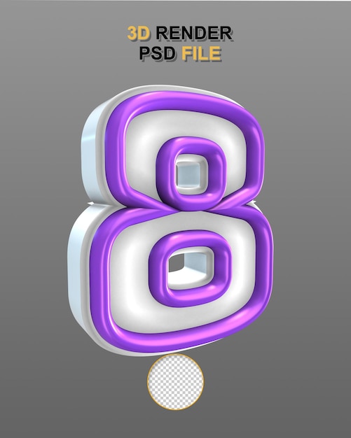 un logotipo púrpura y púrpura con el número 6 en él