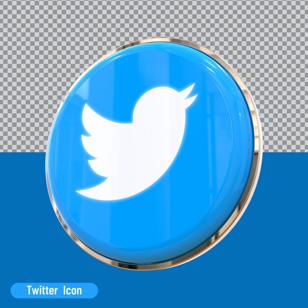 Logotipo de redes sociales de Twitter