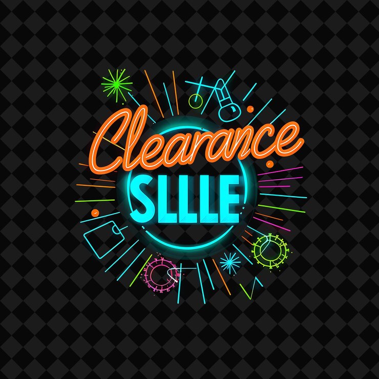 PSD un logotipo redondo con un texto de color naranja brillante que dice:
