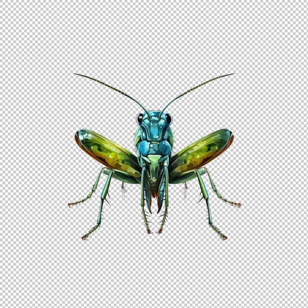 PSD el logotipo de watecolor mantis aislado isolado de fondo