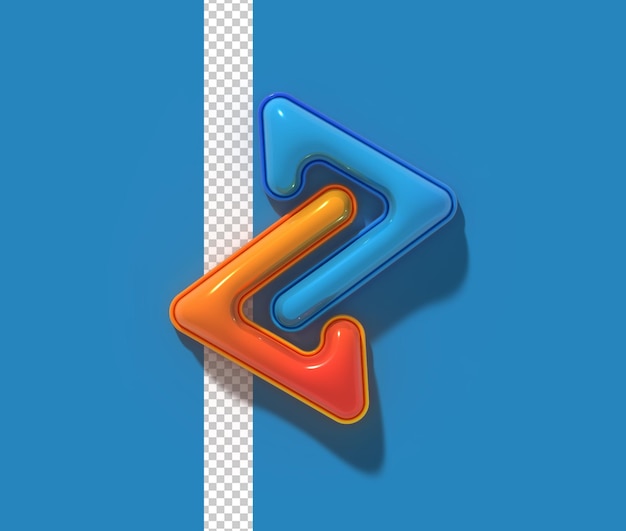 Logotipo Z Identidade de marca Logotipo corporativo Design Psd transparente