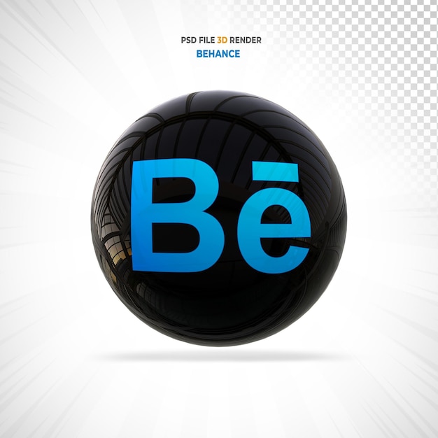 Logotipos de iconos de redes sociales de behance